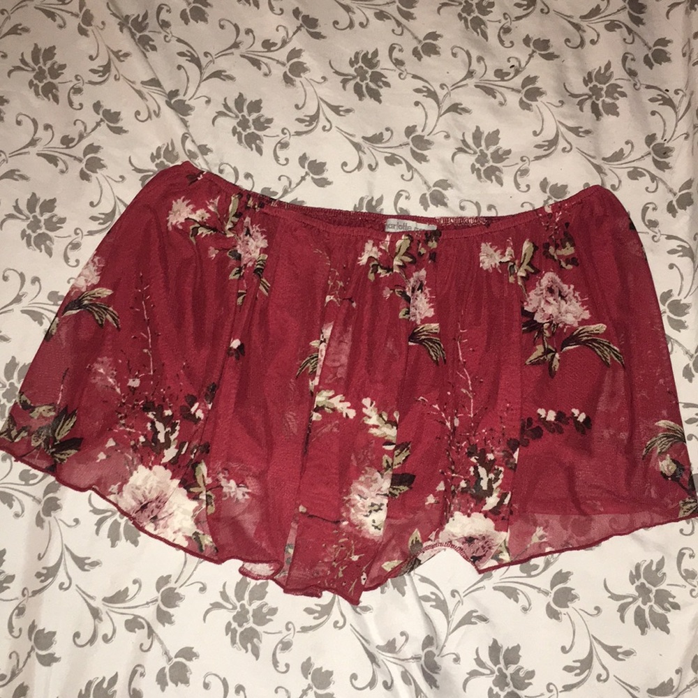 Flower crop top